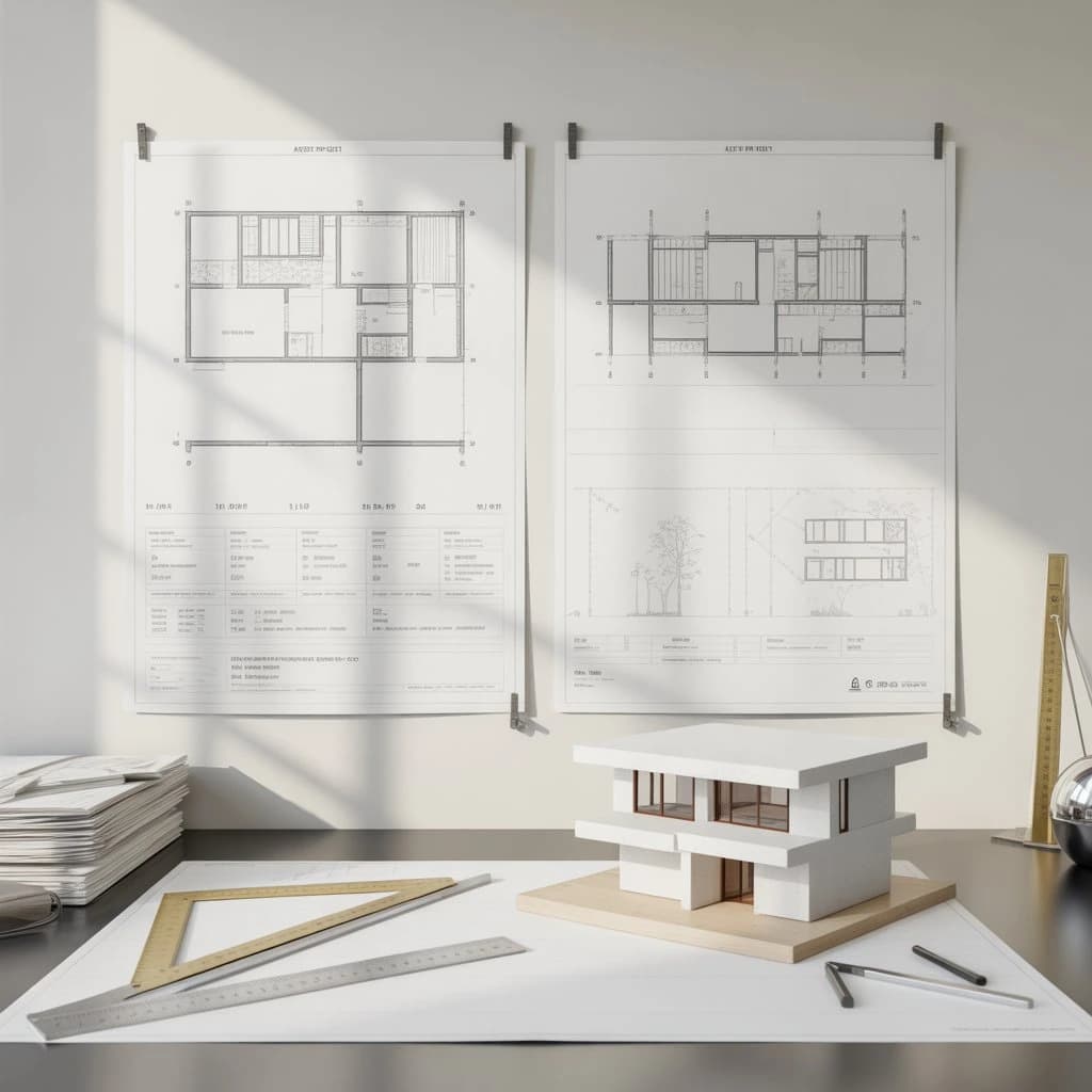 Plans pour permis de construire maison